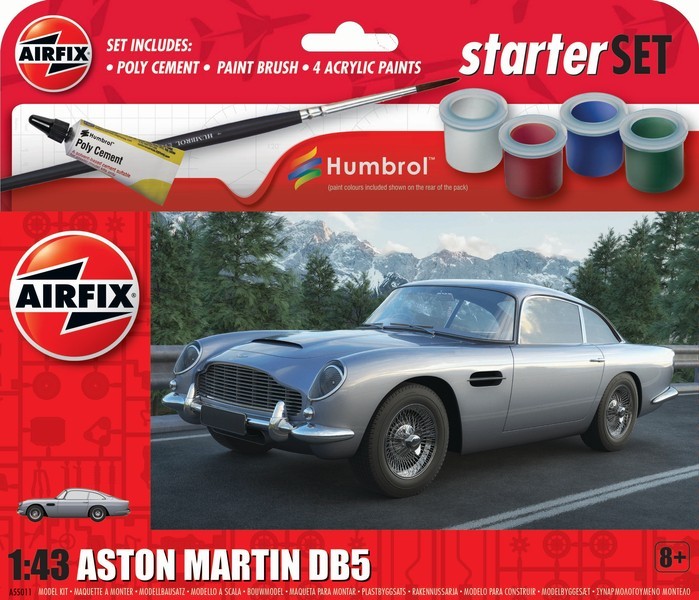 Airfix STARTER SET - ASTON MARTIN DB5 Model Toy - Image 3