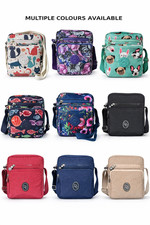 Small Crossbody Bag Multi Colour Shoulder Travel Bag Zip Pockets  73