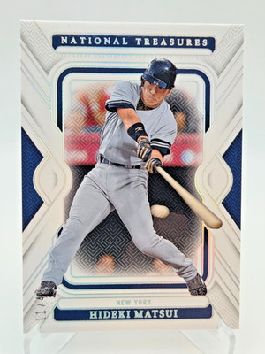 2025 National Treasures - Hideki Matsui Holo Silver 11/49 Yankees #11