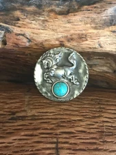 Silver Scarf Slide | Jumping horse| Wild Rag slide