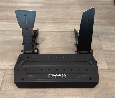 Used Moza SR-P Loadcell Pedals 2 Pedal Set with Moza SR-P Accessory Kit
