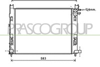 Prasco DA226R003 KüHler, MotorküHlung FüR Dacia Lada Renault