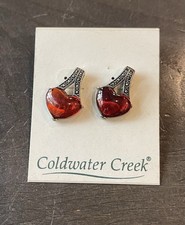 Coldwater Creek Marcasite Garnet 925 S Silver...