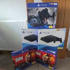 Playstation 4 slim Console Box Only with inserts.Fast Postage