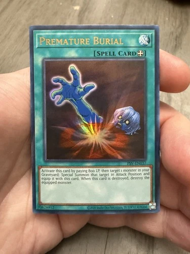 Yugioh Premature Burial PSV-EN037 Ultra Rare 25th Anniversary