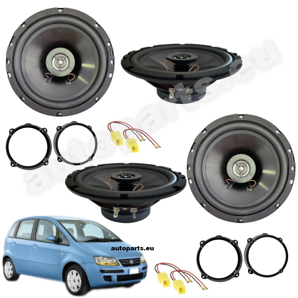 Kit 4 Casse Auto Ipnosis IP-01165 Per Golf IV E V - Completo Di Supporti E Connettori