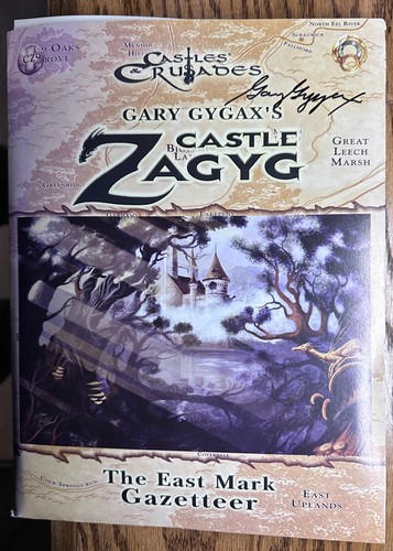 AD&D Castle Zagyg East Mark Gazetteer Folio SIGNED GARY GYGAX #49/300 DND D&D - Picture 6 of 6