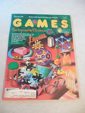 GAMES Magazine, DECEMBER 1984, COMPUTER GAMES - XYPHUS, FLIGHT SIMLUATOR II!
