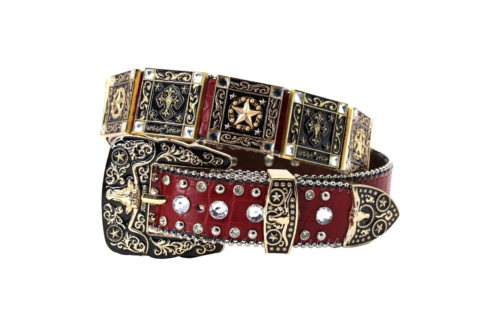 White Leather Belts for Men