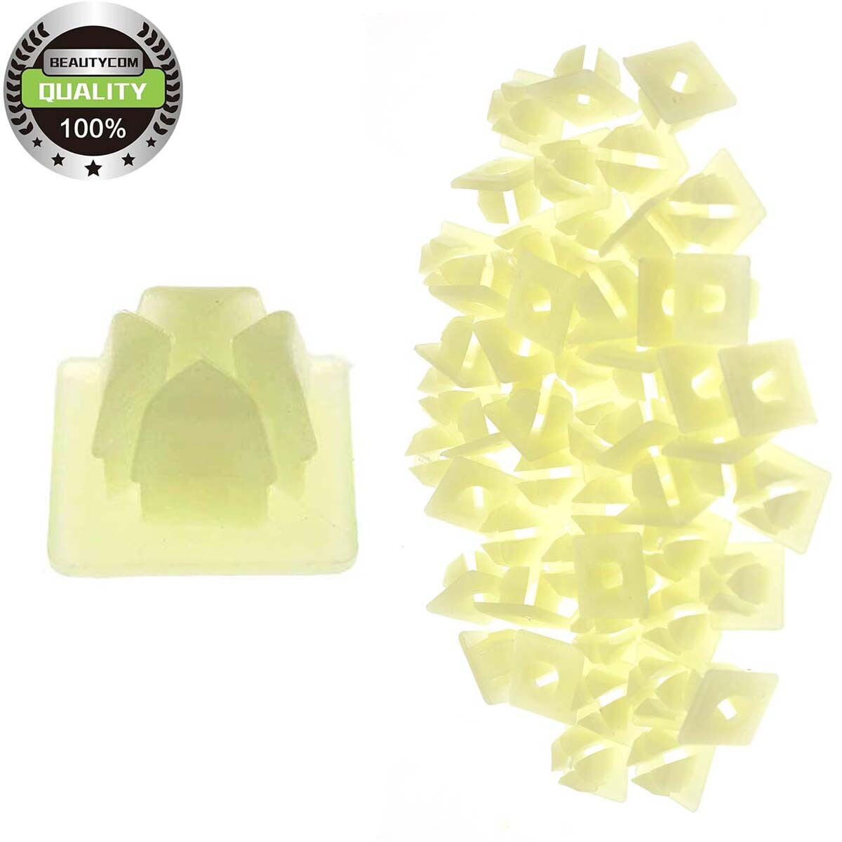 20PCS Retainers / Universal License Plate Mounting Hardware Plastic Insert Clips