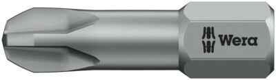 Wera Kreuzschlitz-Bit PH 1 X 40 Mm Für Präzises Arbeiten - Profiqualität Mit 4 Mm HIOS Antrieb