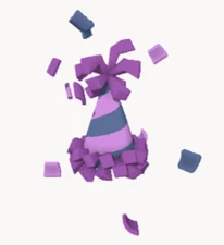 Animal Jam Classic AJ AJC Rare Item Monday Deep Freeze Party Hat Item (Read D.)