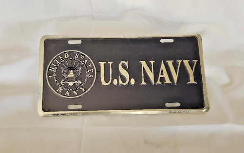 Armed Forces Aluminum License plates NIP Lot of 4 - Picture 2 of 9