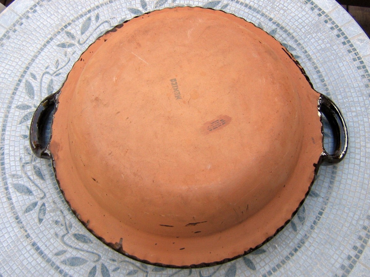 Cazuela de Barro X GRANDE Clay Casserole X LARGE Earthware Made in Mexico - Main Image