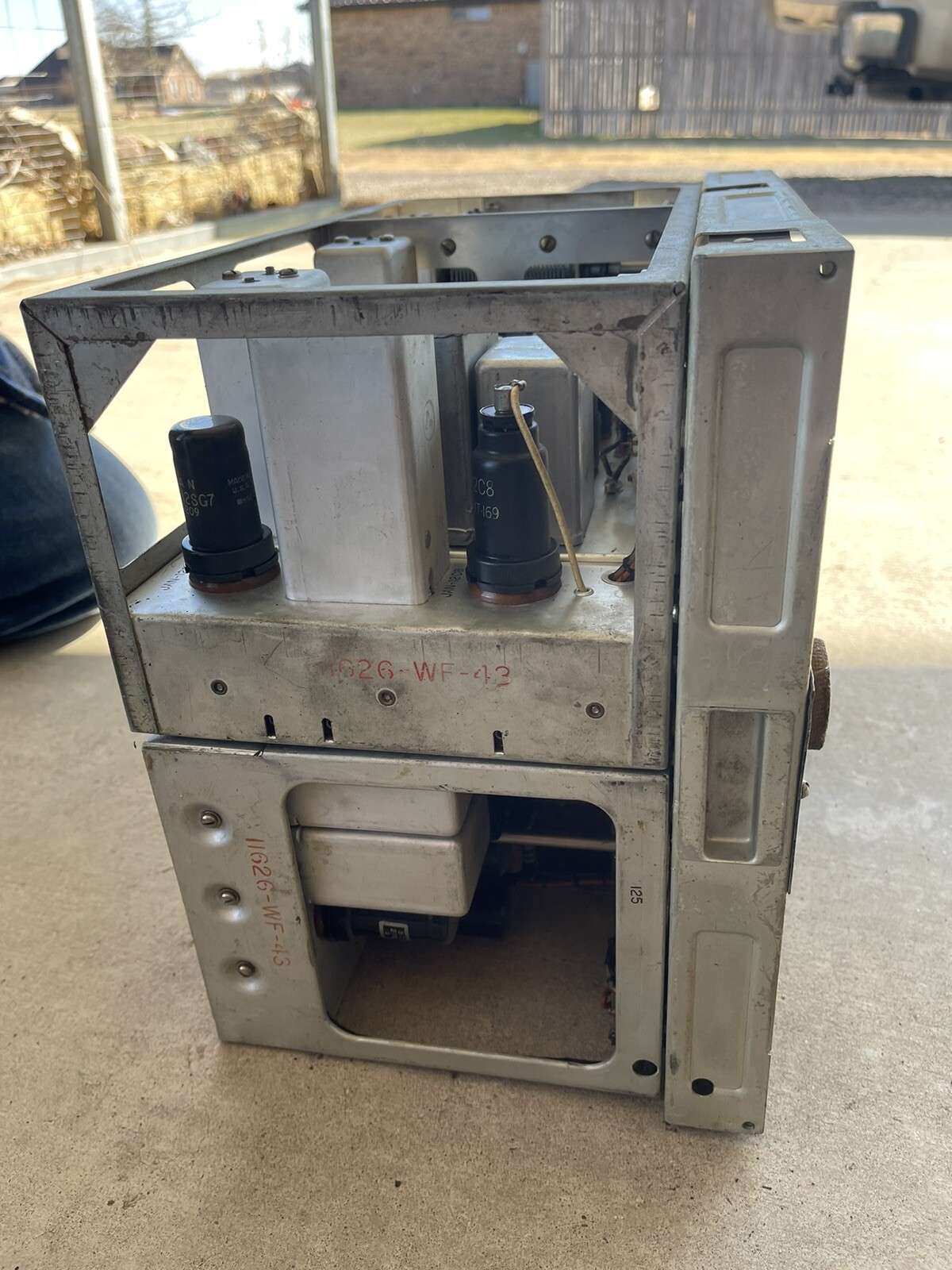 Vintage 1960s Bendix US Army tube radio reciever transmitter bc-624-c 625-am