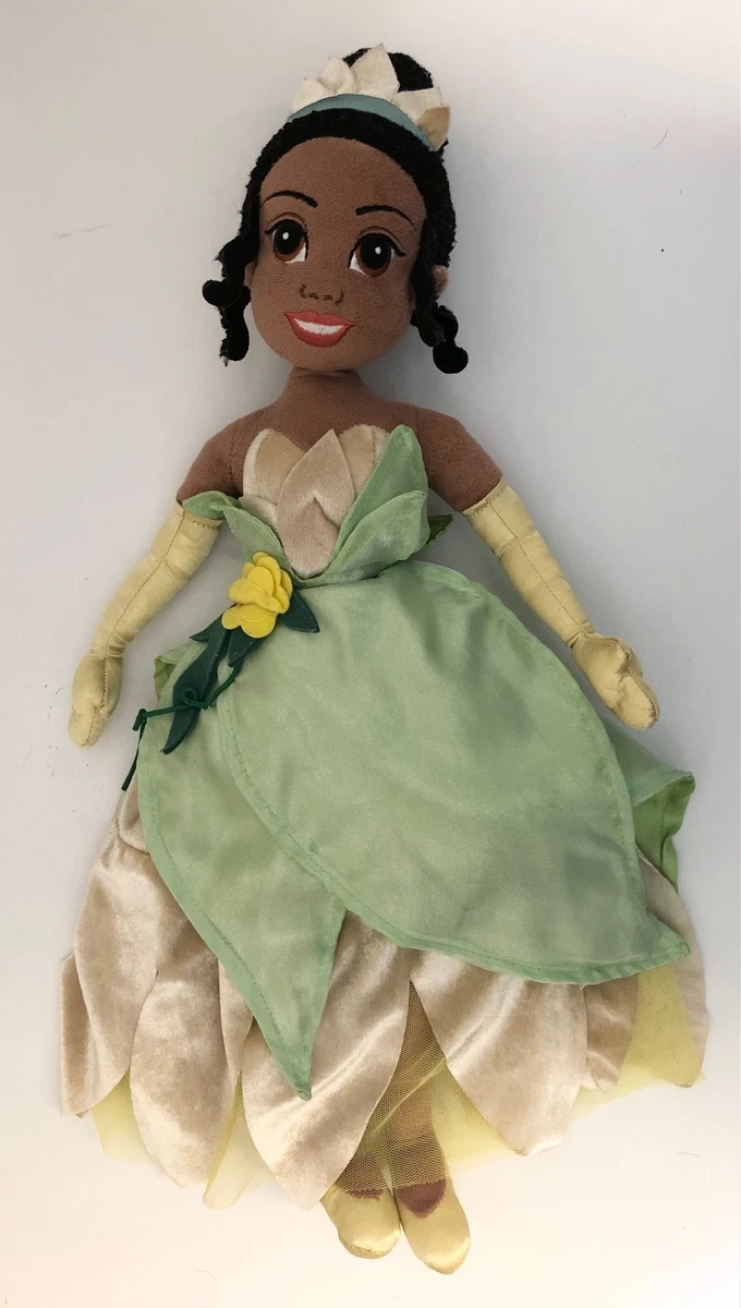 TIANA Princess & The Frog 20 Plush Doll Disney Store African American  Stuffed