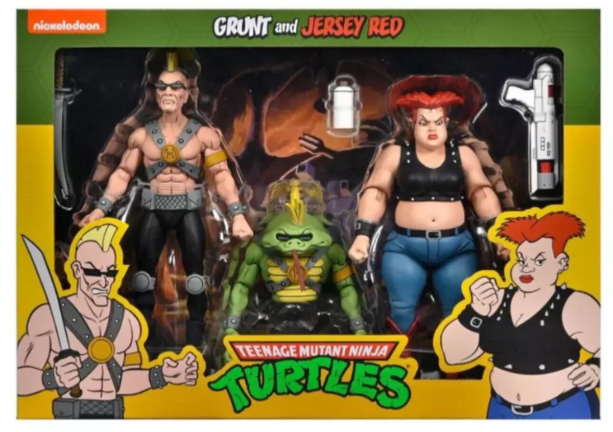 【NECA】新品 正規品 TMNT グラント&ジャージー レッド タートルズ NECA Teenage Mutant Ninja Turtles Grunt & Jersey Red 2pk