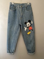 Vintage Mickey Mouse Unlimited Jerry Leigh Jeans Size 9