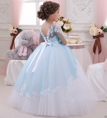 ivory white flower girl dresses