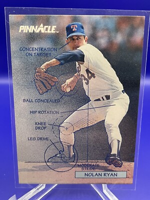 1992 Score Pinnacle Nolan Ryan The Technician #618 Texas Rangers HOF