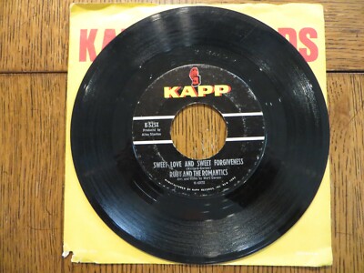 Ruby & The Romantics   Sweet Love And Sweet Forgiveness - 1963 - 7'' Single VG