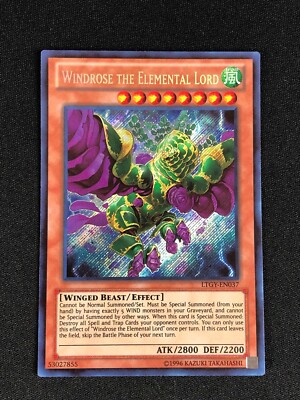 YUGIOH WINDROSE THE ELEMENTAL LORD LTGY-EN037 SECRET
