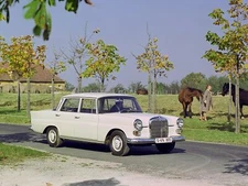 Cars mercedes benz 200d Desk Mat Stitched