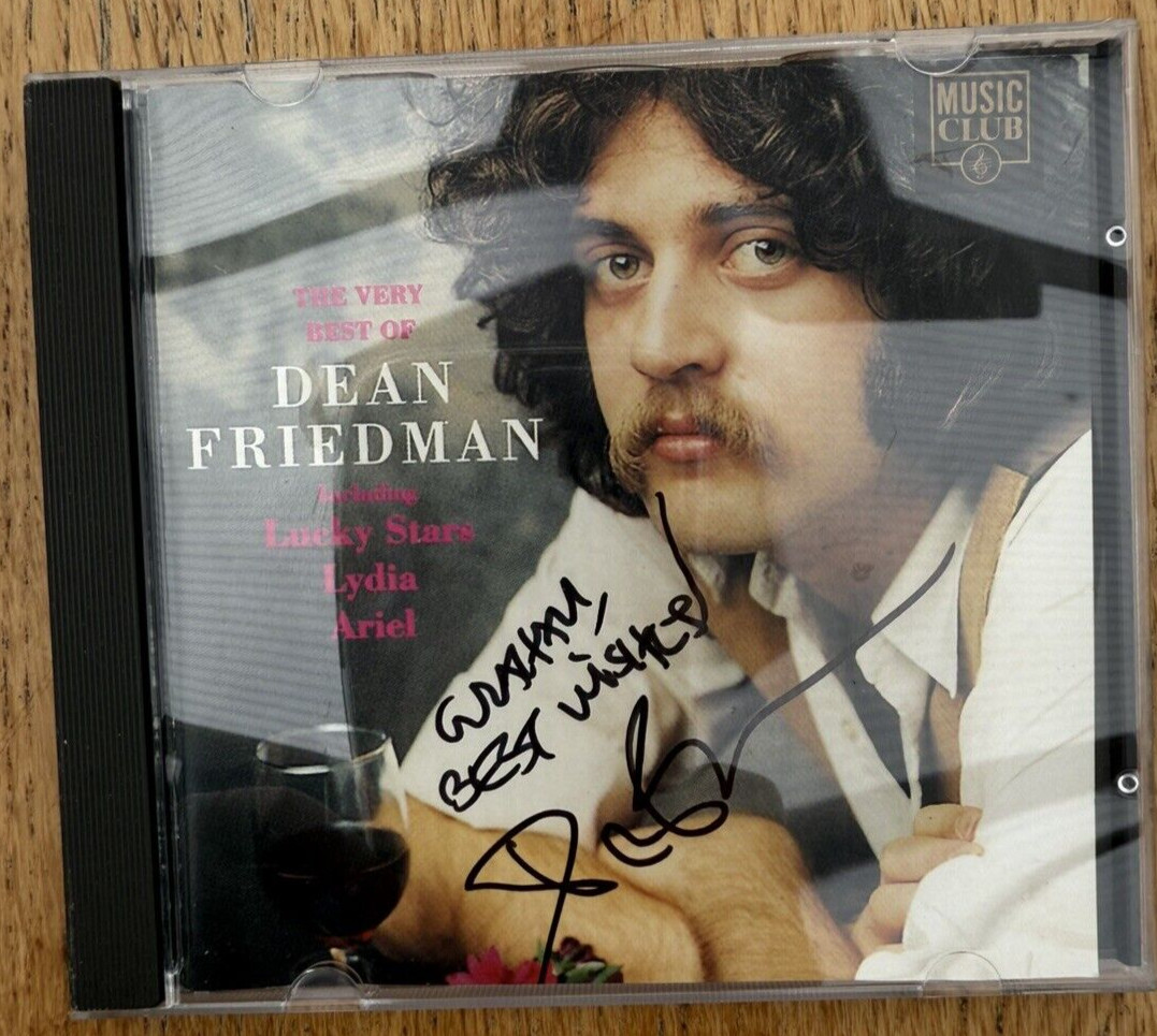 Dean Friedman - Very Best of 1991 Music Club CD Signed Front by Dean Friedman