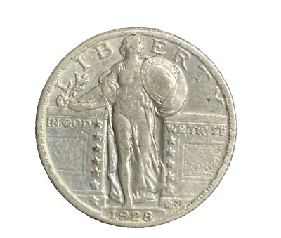 libertyページ 1928-S Standing Liberty Silver Quarter VF E282 AYZX | eBay