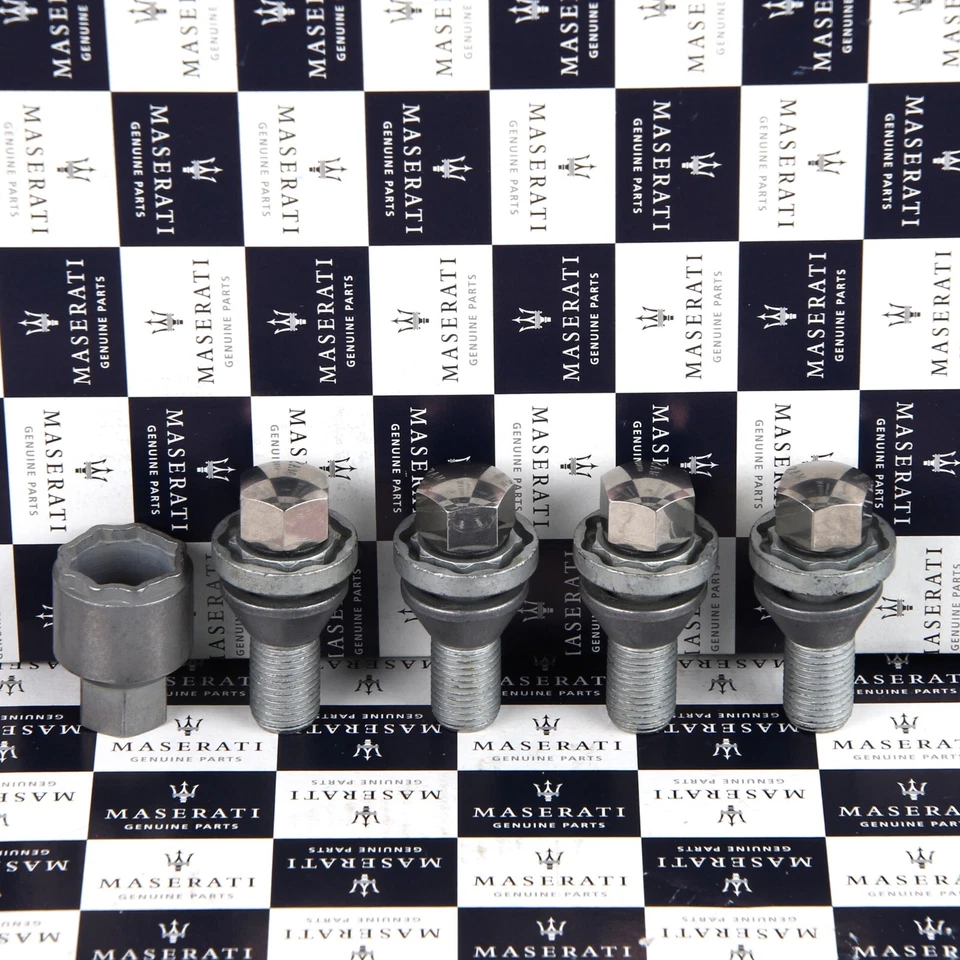 Kit de parafusos de segurança genuíno Maserati Quattroporte M156 2014 fabricante de equipamento original 940000358 - Imagem 2 de 4