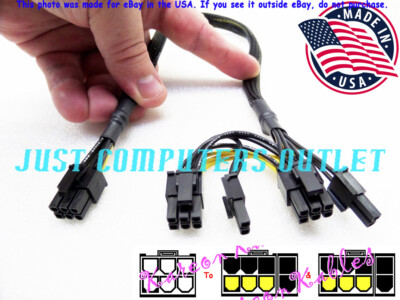   18'' Cooler Master Silent Pro 6-Pin to 6+2 Pin GPU PCI-E Power Cable