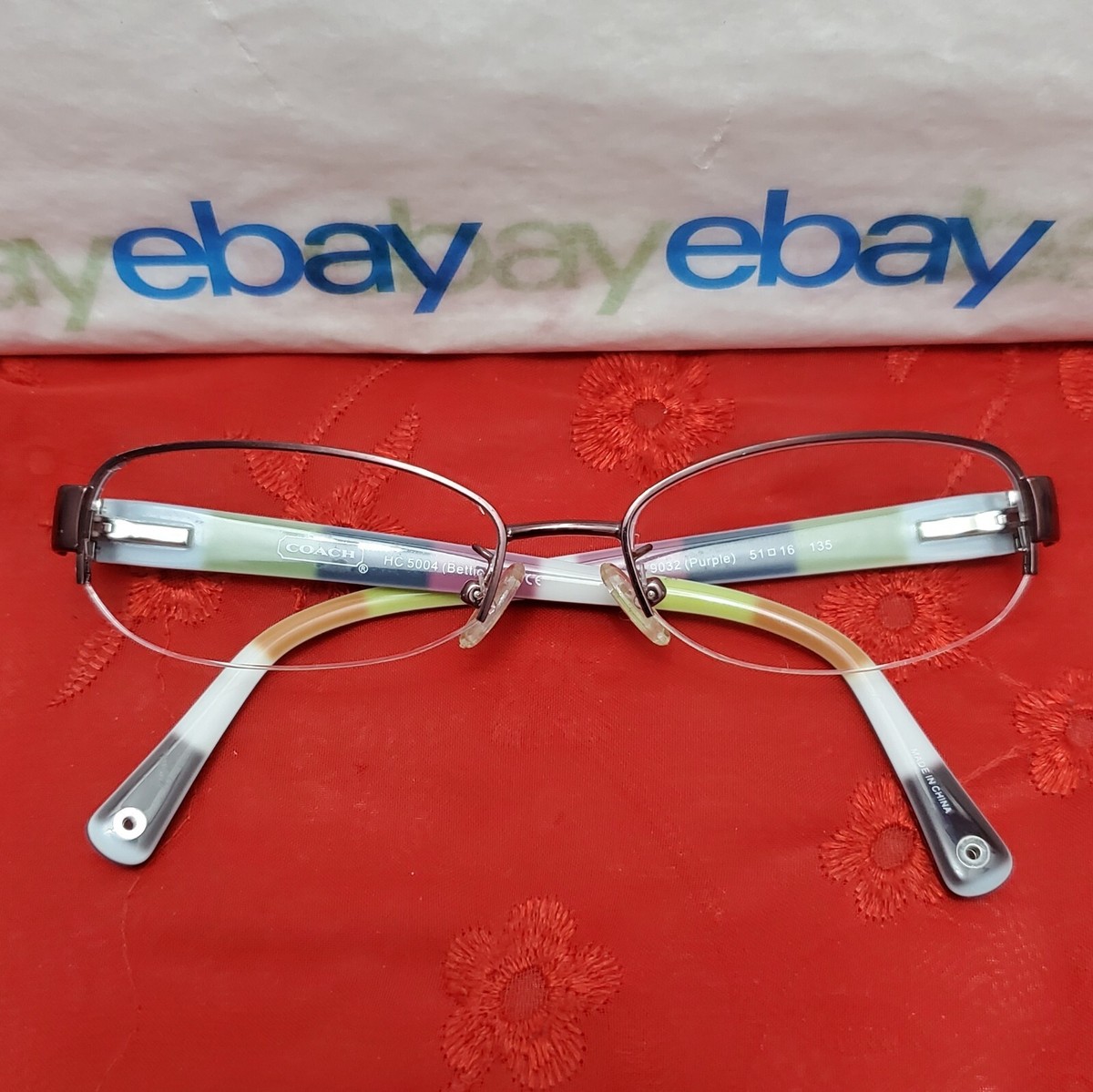 COACH HC 5004 Bettie 9032 Purple 51¤16 135 Women's Eyeglasses