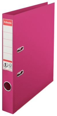 Esselte Aktenordner DIN A4 Ordner 50m breit Ringordner 2-Ring-Mechanik Fuchsia