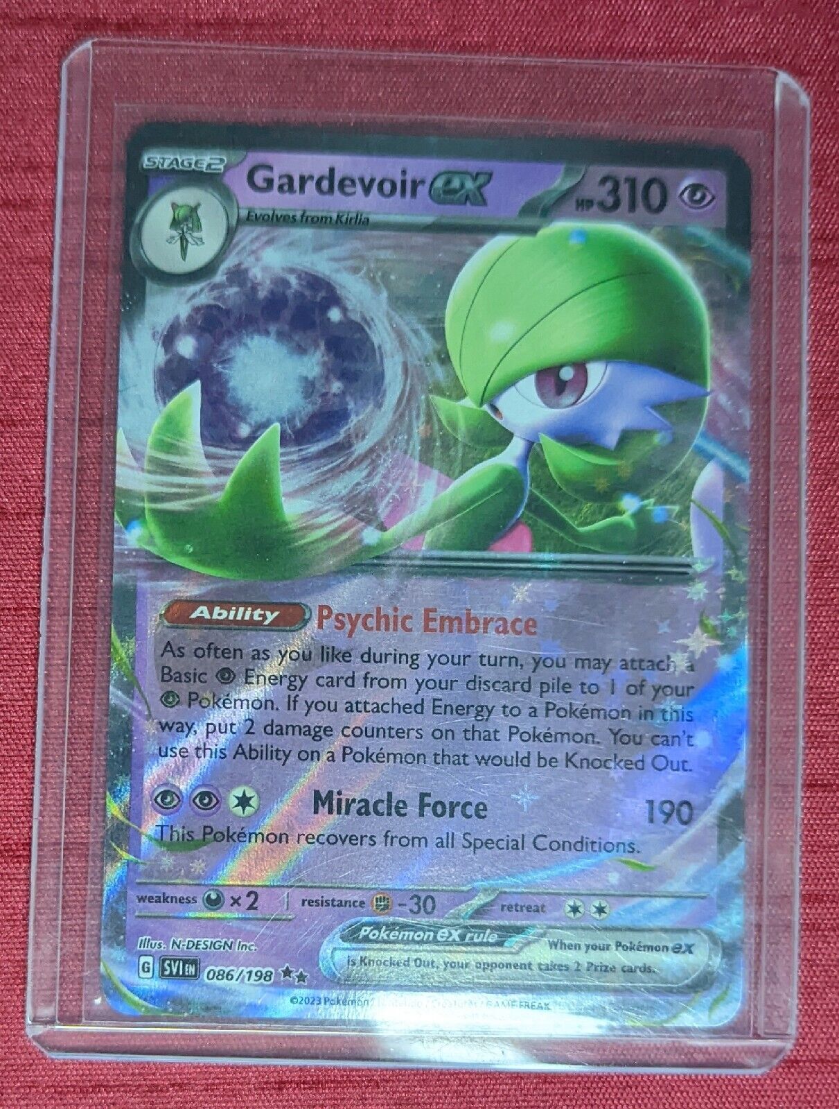 Mavin  Pokémon TCG Scarlet & Violet Gardevoir ex 86/198 ULTRA RARE NM