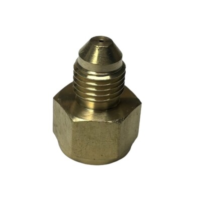 4AN Male to AN4 Female adapter fitting with .035  Oil Restrictor Feed For Turbo