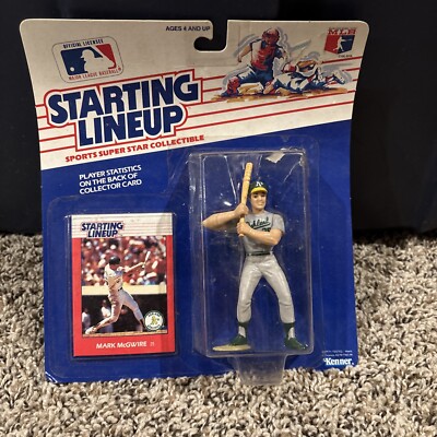 1988 MARK MCGWIRE Oakland Athletics A's Rookie Starting Lineup