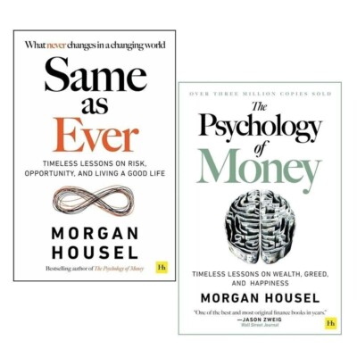 Morgan Housel Collection 2 Books Set Same as Ever + Psychology of Money PB