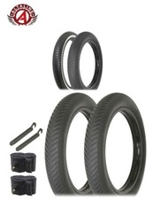 ​ALTALINE Bicycle FAT/CHOPPER Tire 20"x3.00" Black or Black/White SLICK RIDE 6PC