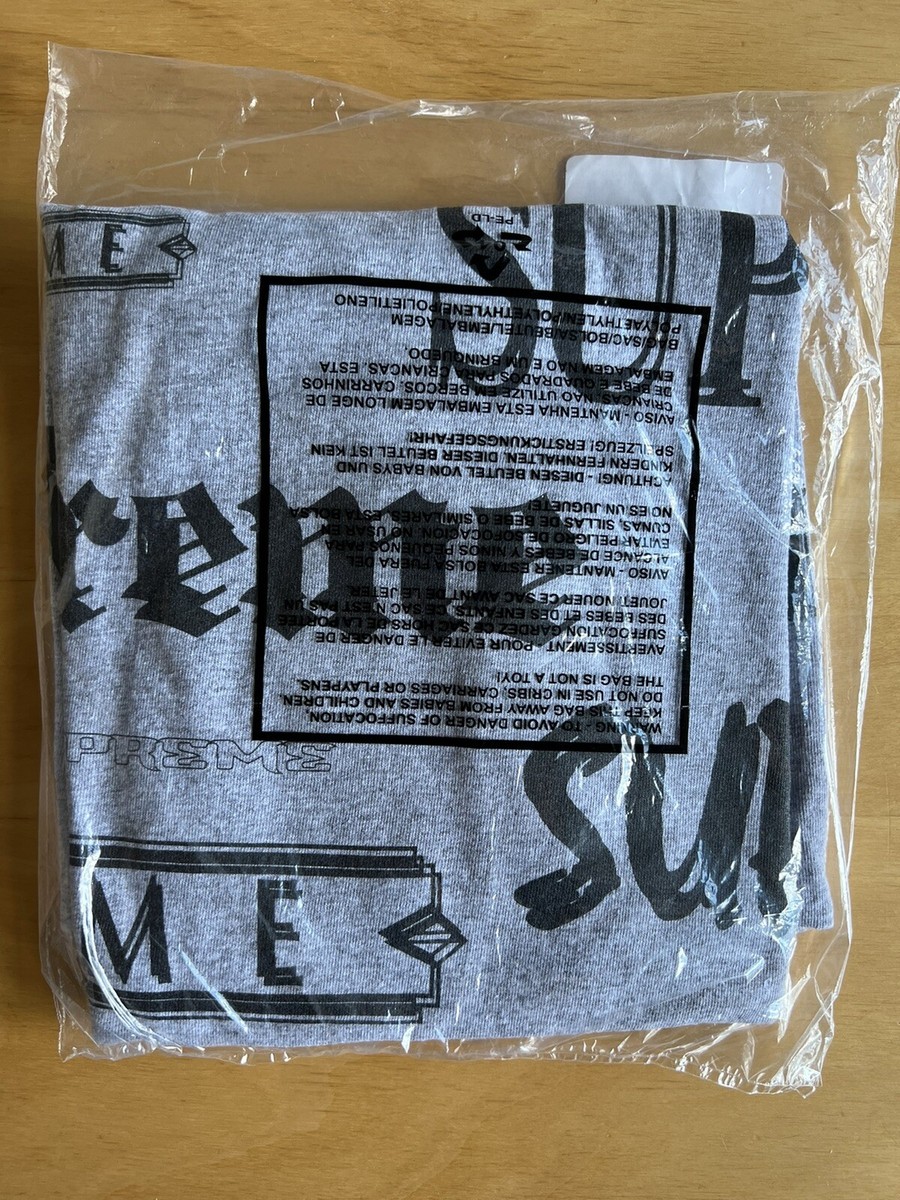 Supreme Multi Logo Tee Grey Medium FW20 100% Authentic | eBay