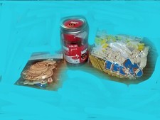 Christmas Craft Assort. - 90 Foam Shapes, 3pc Wooden Ornaments, 1 Mason Jar Kit