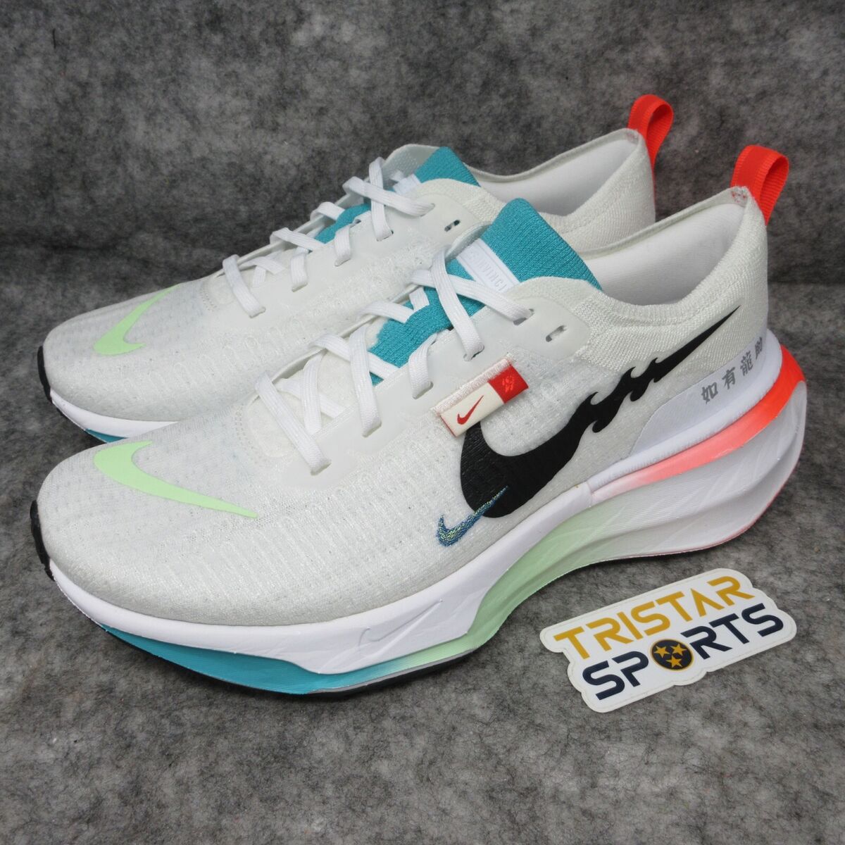 Nike ZoomX Invincible 3 Running Shoes Mens 8 White Black Nike ZoomX Invincible 3 Running Shoes Mens 8 White Black
