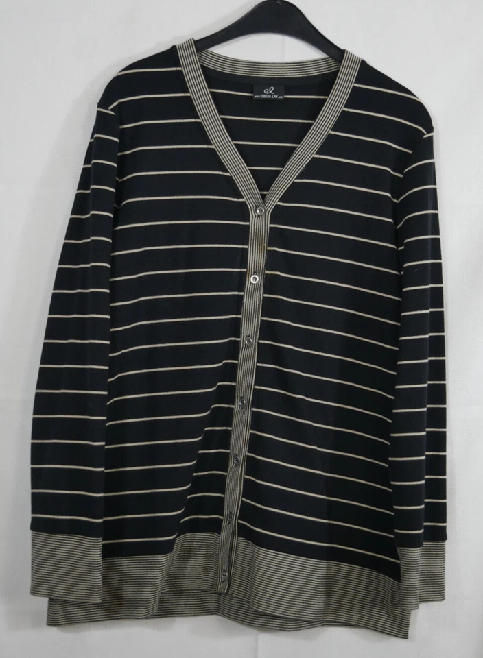 PETER HAHN - EMILIA LAY Wunderschöne Strickjacke Baumwolle Elasthan Größe 44/46 - Bild 2 von 4