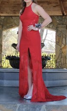 red prom dress size 4