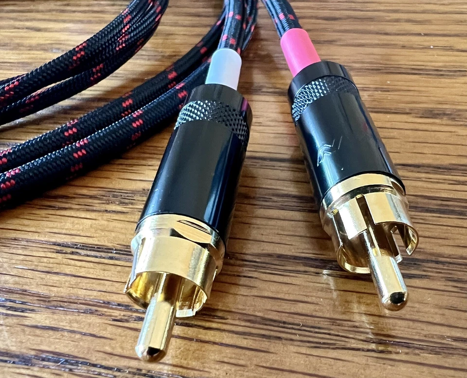 Cables RCA de fono tocadiscos para audiófilos JMB CABLE CO 5 pies con proyecto Gnd connect Foto 3 de 4