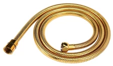 60" Gold Finish Shower Hose Toilet Handheld Sprayer Extension WC Bathroom Bidet