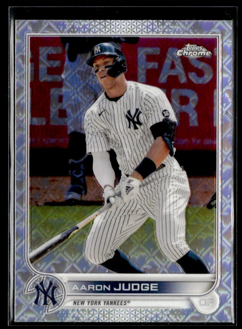 2022 Topps Chrome Logofractor Edition Aaron Judge #35
