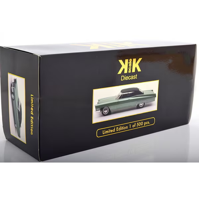 Cadillac DeVille Cabriolet 1967 - Miniature 1:18 KK-Scale - Verte - Métal