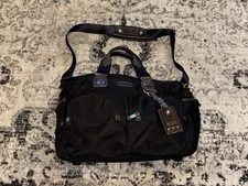 Tumi Alpha Bravo Andersen Slim Commuter Briefcase Nylon Leather Used