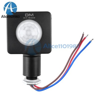 AC85-265V PIR Infrared Human Body Motion Sensor Detect Wall Light Sensor Switch 