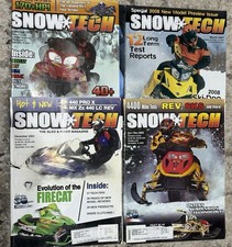 4 SnowTech snowmobile magazine Ski-Doo Artic Cat 2002 DEC NOV SEPT 2007 March